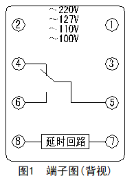 SS-60型時間繼電器接線圖