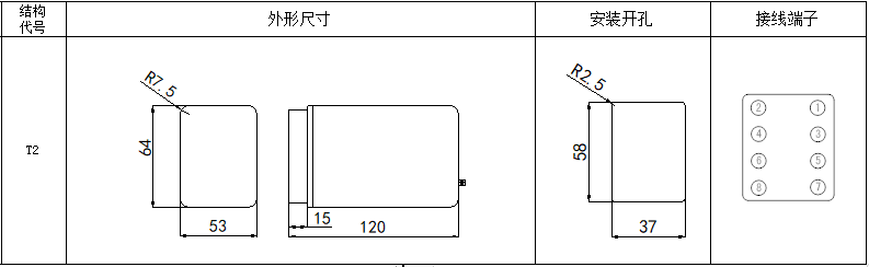 DX-30、DX-30J系列信號繼電器尺寸圖