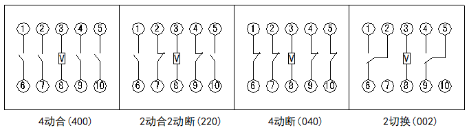 DZ-50中間繼電器接線圖